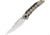 Bestech Knives Samari Framelock Bronze Folding Knife, 3.88 satin finish Bohler M390 stainless blade, Black and bronze titanium handle, BT2009D