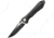 Bestech Knives Supersonic Framelock Black Folding Knife, 3.5 S35VN stainless blade, Black tumbled finish titanium handle, BT1908A
