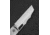 Bestech Knives Syn Titanium Micarta Folding Knife, 4.5in Closed, 3.5in Satin Elmax Steel Cleaver Style Blade, Black Canvas Micarta Handle, Nylon Case, BT2306B