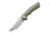 Bestech Knives TERCEL Framelock Gold Folding Knife, 3.75in Stonewash Cpm S35Vn SS Clip Point Blade, Blue/Gold Anodized Titanium Handle, Black Nylon Zippered Case, Blue and gold, BT1708A