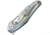 Bestech Knives The Reticulan Framelock Folding Knife, 2in Cpm S35Vn SS Blade, Blue/Gold Anodized Titanium Handle, Thumb Pull, Pocket Clip, Stonewash And Satin Blade, Black Kydex Neck Sheath, BT1810F
