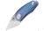 Bestech Knives Tulip Framelock Folding Knife, Blue titanium handle, BT1913B
