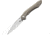 Bestech Knives WIBRA Framelock Bronze Folding Knife, 3.5 stonewash and satin finish Bohler M390 stainl, Bronze anodized titanium handle, BT2001D
