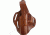Bianchi 77 Piranha Leather Belt Holster Plain Tan, Left Hand 