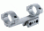 Model 254 Scope Mount,4in Long Cantilever w/1 5/8 Clamping Length,Silver