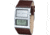 Black Dice Duo Men's Watch - Analog/Electronic Display - Brown Leather Strap BLABD-036-02