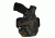 Black Rhino Concealment Tactical Carry Holster System w/ Light Holster - Smith and Wesson, Model Smith and Wesson M and P 45 4.5in, Right Handed Shooter, Cant 15 Degrees, Hex Cam, 191204792096