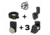 Black Scorpion Outdoor Gear Combo Rig N7 Belt + 3 Storm Grand Master + 1 Competition Magnetic Pouch + Holster Grand Master 2011, Black, Medium, CO17-BTMBK-MPGMBK-HO2011BK