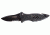 Blackhawk CQD Mark I Alum Handle Knife - Serrated Edge, Black 15M311BK