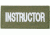 Blackhawk Instructor Patches, White on Green