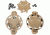 BlackHawk SERPA Quick Disconnect Kit - 2 Female 1 Male, Black 430950BK