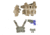 BlackHawk S.T.R.I.K.E. SERPA Combo Kit - Shoulder &amp; Drop-Leg Holster for Beretta M9/92/96 ONLY, Coyote Tan, Foliage Green