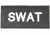 Blackhawk White on Black 90IN07 SWAT Patch