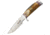 Blackjack Classic Model 124 Stag Fixed Blade Knife, 7in, A2 Tool Steel, Drop Point, Stag Bone Handle BCB124S