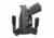 Blackpoint Tactical Leather OWB Mini Wing Holster, S&amp;W 4in M&amp;P Compact 2.0, Right Hand, Black, 145632