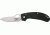 Blade Tech Wegner Professional Folding Knife, Stainless Blade w/ Thumb Hole Pull, Black G10 Handle BT01MGPEBK