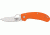Blade Tech Wegner Professional Folding Knife, , Stainless Blade w/ Thumb Hole Pull, Orange G10 Handle BT01MGPEOR