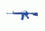 BLUE TRAINING GUNS - COLT CAR15 (CARBINE)
