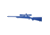 Blueguns Remington Model 700 Training Guns, Unweighted, w/o Light/Laser Attachment, Rifle, w/Leupold Scope, Blue, FS700S
