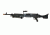 Blueguns Training Period Weapon, FN M240, Black, FSM240B