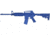 Blueguns Training Long Gun, M4 Open Stock, Blue, FSM4