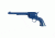 Blue Training Guns - Single Action Revolver 7 1/2&quot; Barrel