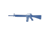 Blueguns by Rings Blueguns - Ar15 A2 W/ Forward Rail Weapon Simulator - FSAR15RW