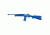 Blueguns Training Long Gun - Ruger Mini 14 - FSRM14W