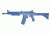Blueguns GALIL Training Long Gun, Blue, FSGALIL