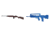 Blueguns M1 Carbine Training Long Gun, Black, Blue