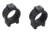 Bobro Engineering LBX Medium Height Fixed Rings 35mm, Aluminum, Black, LBX-980-350