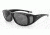 Bobster Condor 2 Small OTG Sunglass, Gloss Blk, Anti-fog Smoked ECDS002