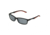 Body Glove BGM 1913 Sunglasses, Rubberized Black Frame, Smoke with Silver Flash Mirror Polarized Lenses 10249100.QTS