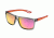 Body Glove Bombara Sunglasses, Shiny Grey Frame, Smoke Polarized Pink Mirror Flash Lens, Polarized, 10236074.QTM