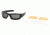 Body Specs Z-002 Single Vision Prescription Sunglasses, Black Frame, Z-002 BLACK FRAME.13SV