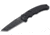 Boker USA Intention II Tanto Automatic Folding Knife, 3.07in, D2 Steel Black Tanto Blade, Black G10 Handle, 01BO797