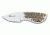 Boker USA Arbolito Corzo Stag Caper W/S Fixed Blade Caping Knife w/ Leather Sheath 02BA530HH