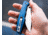 Boker Magnum Deep Blue Folding Knife, 4.5in, Satin 440A Stainless Steel, Drop Point Blade, Blue Canvas Micarta Handle, 01SC714
