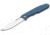 Boker Magnum Deep Blue Folding Knife, 4.5in, Satin 440A Stainless Steel, Drop Point Blade, Blue Canvas Micarta Handle, 01SC714