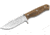 Boker Drop Walnut Fixed Blade Knife, 9in Overall, 4.25in Satin 440A Stainless Steel Blade, Walnut Handle, Brown Leather Belt Sheath, 02SC338