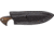 Boker Fox Hossom Jimmy Fixed Blade Knife, 2.75in, N690Co, Brown Leather, FX-603