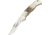 Boker Optima Series Lockback Folding Knife, 3.63in 440C SS Clip Point Blade, Stag Handle, 113004ST