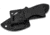 Boker Plus Lofos Fixed Blade Knife, 5.75in Overall, 2.38in Satin D2 Tool Steel Blade, Black G10 Handle, Black Kydex Belt Sheath, 02BO096