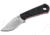 Boker Plus Mikri Fixed Blade Knife, 7.13in Overall, 3.13in Stonewash D2 Tool Steel Blade, Black G10 Handle, Black Kydex Belt Sheath, 02BO088
