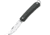 Boker Plus Mini Tech Tool 1 Slip Joint Folding Knife, 2in Satin 12C27 Sandvik SS Blade, Black G10 Handle, Slip Joint, Fixed Loop And Keyring, Black, 01BO870