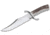 Boker Stag Bowie N690 Fixed Blade Knife, 2.88in, N690 Bowie Blade, Stag Handle, BO121547HH