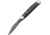 Boker Stockman Burlap Folding Knife, 3 acid washed finish O1 steel clip blade, Black burlap micarta handle, 114985
