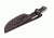 Arbolito Dano 4In Fixed Blade Knife,Stag w/Argentinean Leather Sheath