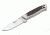 Arbolito Dano 4In Fixed Blade Knife,Stag w/Argentinean Leather Sheath