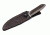 Boker USA Arbolito Esculta Hirschhorn Fixed Blade Knife,5.70in N695 Steel,Hirschhorn Handle 02BA593H